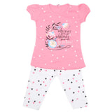 Girls Half Sleeves Suit - Pink, Kids, Girls Sets And Suits, Chase Value, Chase Value