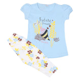 Girls Half Sleeves Suits - Blue, Kids, Girls Sets And Suits, Chase Value, Chase Value