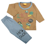 Newborn Boys Full Sleeves Suit - Light Brown, Newborn Boys Sets & Suits, Chase Value, Chase Value