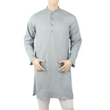 Men's Mashriq Slim Fit Kurta - Steel Blue, Men, Kurtas, Chase Value, Chase Value
