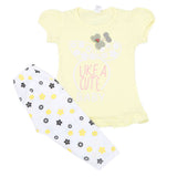Girls Half Sleeves Suit - Lemon, Kids, Girls Sets And Suits, Chase Value, Chase Value