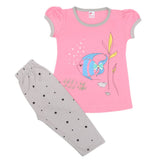 Girls Half Sleeves Suit - Pink, Kids, Girls Sets And Suits, Chase Value, Chase Value