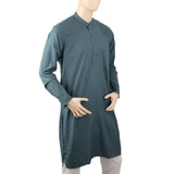 Men's Mashriq Fancy Kurta - Steel Green, Men, Kurtas, Chase Value, Chase Value