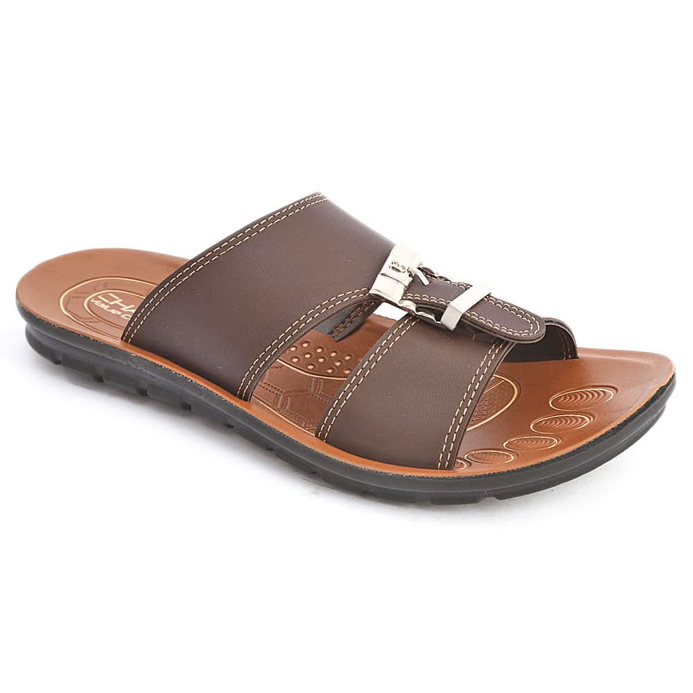 Men's Slipper 605 - Brown, Men, Slippers, Chase Value, Chase Value