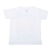 Boys Round Neck Half Sleeves T-Shirt - White, Kids, Boys T-Shirts, Chase Value, Chase Value