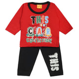Newborn Boys Full Sleeves Suit - Red, Newborn Boys Sets & Suits, Chase Value, Chase Value