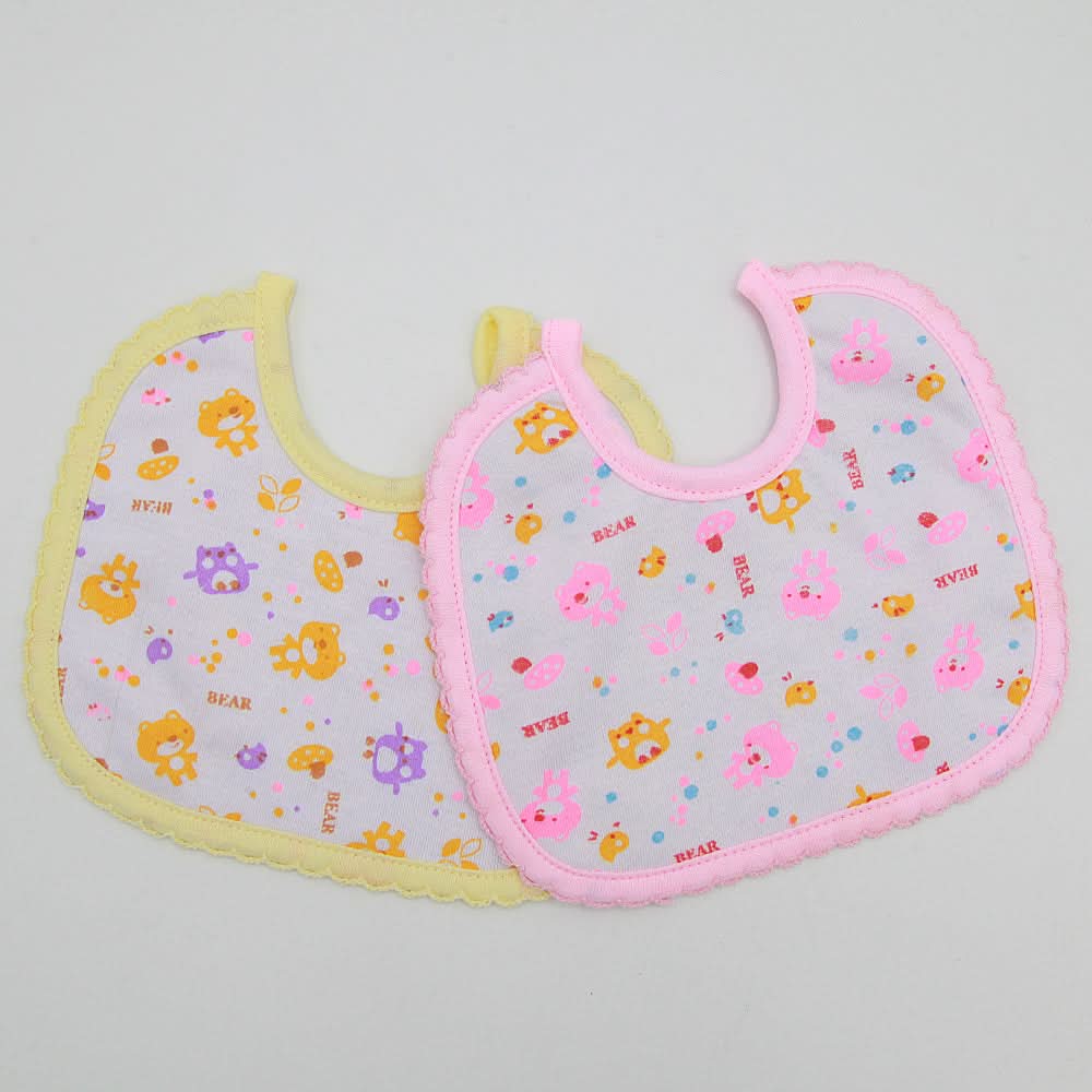 Newborn 2 Pcs Bibs Set - Multi, Kids, Bibs, Chase Value, Chase Value