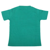 Boys Round Neck Half Sleeves T-Shirt - Sea Green, Kids, Boys T-Shirts, Chase Value, Chase Value