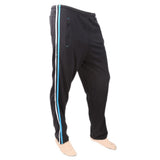 Men's Double Stripe Jersey Trouser - Black, Men, Lowers And Sweatpants, Chase Value, Chase Value