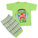 Boys Half Sleeves Short Suit - Green, Kids, Boys Sets And Suits, Chase Value, Chase Value