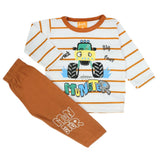 Newborn Boys Full Sleeves Suit - Brown, Newborn Boys Sets & Suits, Chase Value, Chase Value