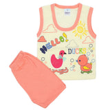 Newborn Sando Suit - Peach, Newborn Boys Sets & Suits, Chase Value, Chase Value