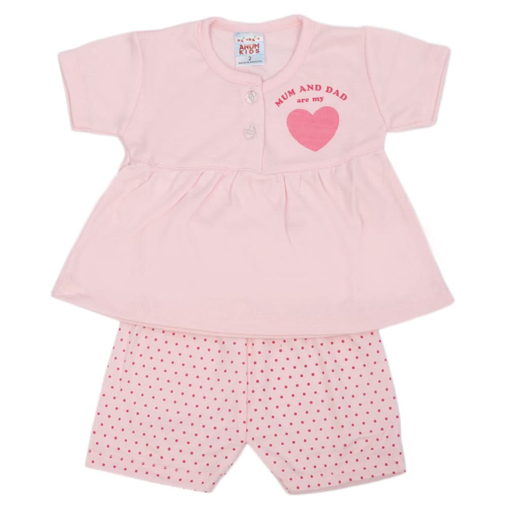 Newborn Girls Suit - Light Pink, Newborn Girls Sets & Suits, Chase Value, Chase Value