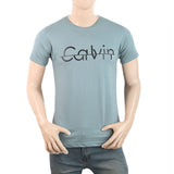 Men's Half Sleeves Printed T-Shirt - Steel Grey, Men, T-Shirts And Polos, Chase Value, Chase Value