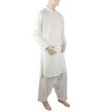 Men's Mashriq Slim Fit Kurta Shalwar - Off White, Men, Shalwar Kameez, Chase Value, Chase Value
