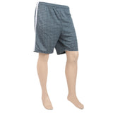 Men's Polyester Micro Check Short - Sea Green, Men, Shorts, Chase Value, Chase Value