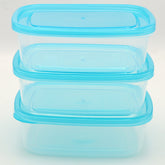 Multipurpose Storage Box 3 Pcs Small 600 ml - Sea Green, Home & Lifestyle, Storage Boxes, Chase Value, Chase Value