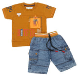 Boys Half Sleeves Suit - Brown, Boys Sets & Suits, Chase Value, Chase Value