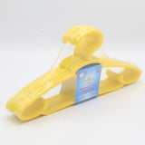 Premio Hangers 11" 6 Pcs Set - Yellow, Home & Lifestyle, Accessories, Chase Value, Chase Value