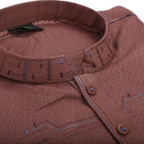 Boys Fancy Shalwar Suit - Dark Brown, Kids, Boys Shalwar Kameez, Chase Value, Chase Value