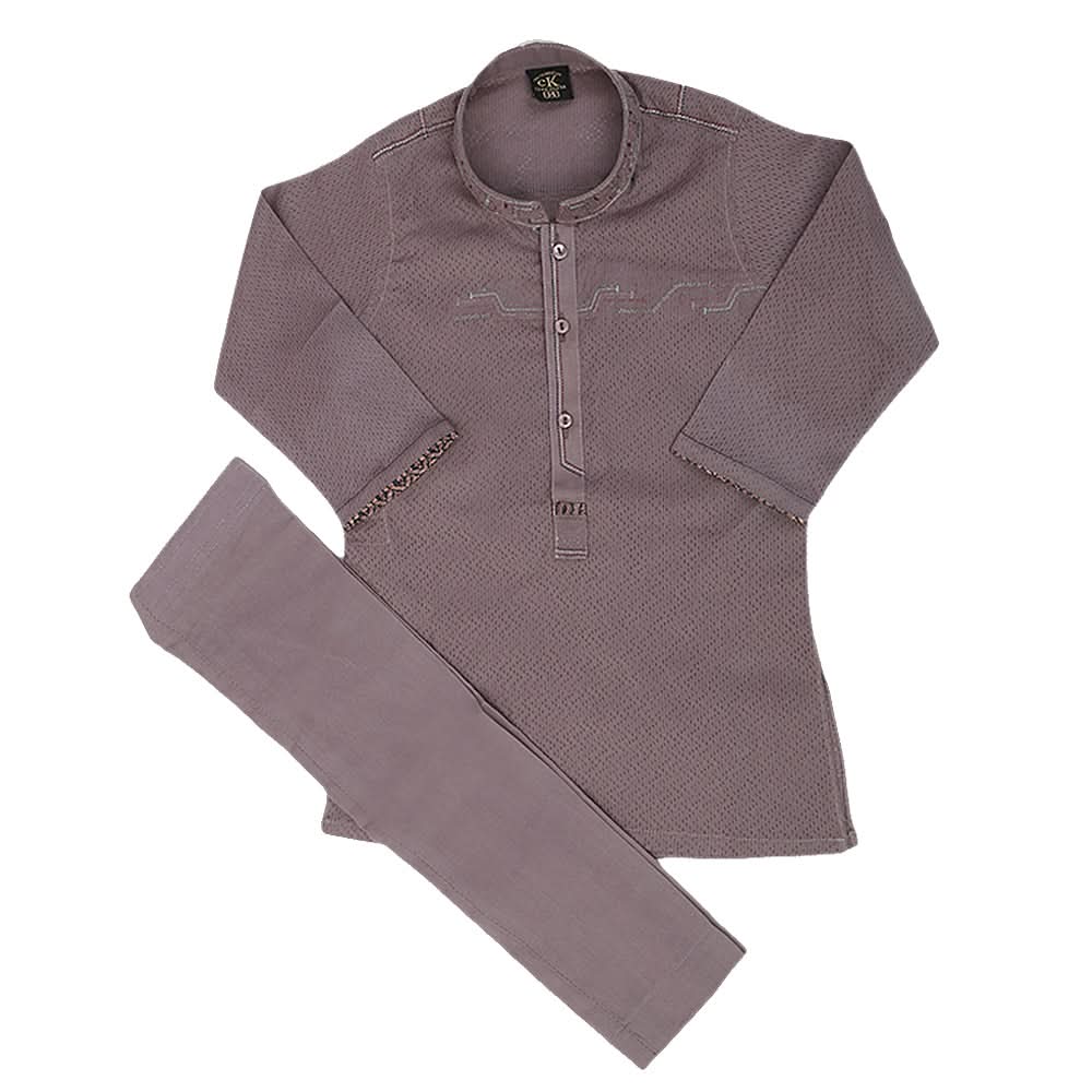 Boys Fancy Shalwar Suit - Grey, Kids, Boys Shalwar Kameez, Chase Value, Chase Value