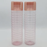 Platinum Water Bottle 2 Piece - Peach, Home & Lifestyle, Glassware & Drinkware, Chase Value, Chase Value