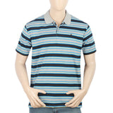 Men's Half Sleeves Yarn Dyed Polo T-Shirt - Light Grey, Men, T-Shirts And Polos, Chase Value, Chase Value