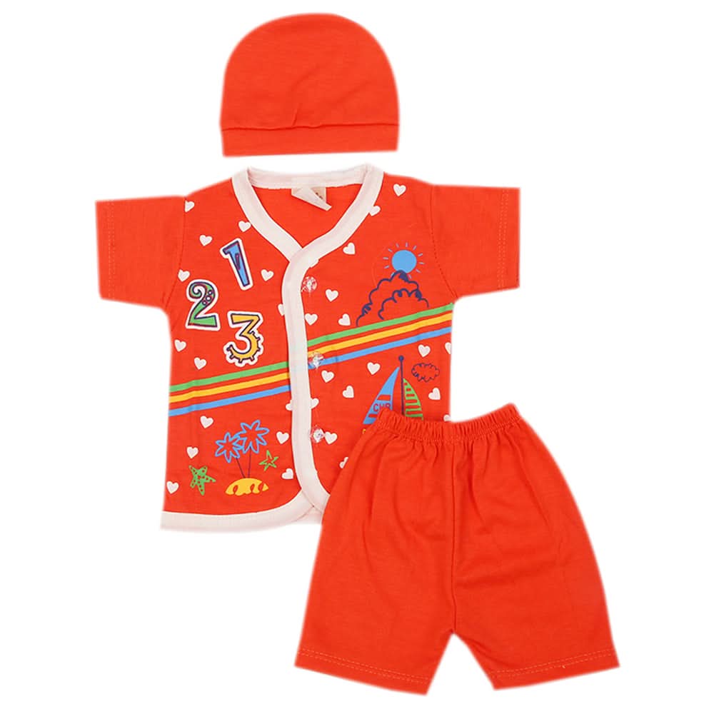 Newborn Suit - Orange, Newborn Boys Sets & Suits, Chase Value, Chase Value