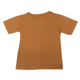 Boys Half Sleeves T-Shirt - Brown, Kids, Boys T-Shirts, Chase Value, Chase Value