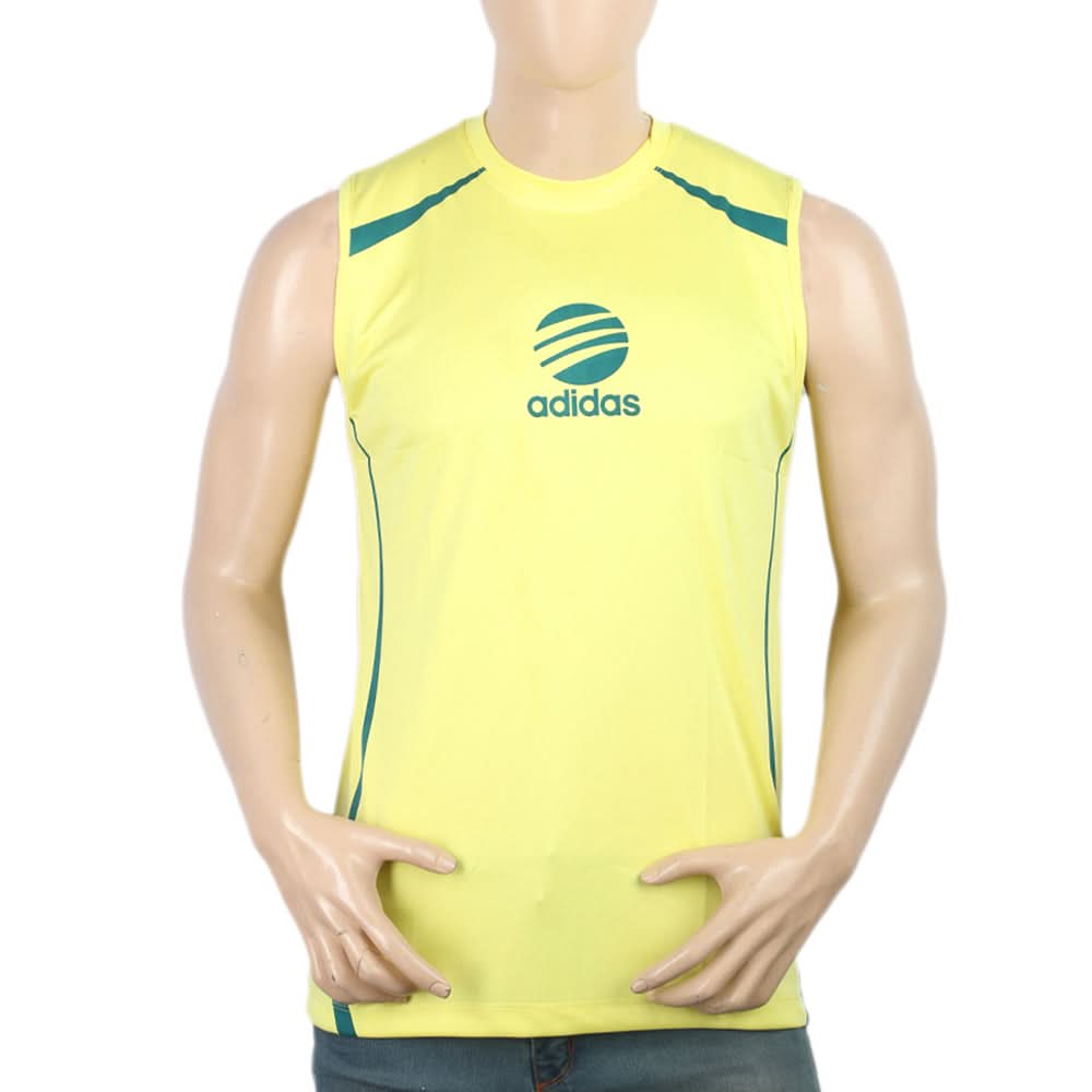 Men's Sando T-Shirt - Lemon, Men, T-Shirts And Polos, Chase Value, Chase Value