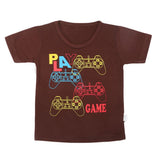 Boys Half Sleeves T-Shirt - Dark Brown, Kids, Boys T-Shirts, Chase Value, Chase Value