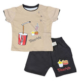 Newborn boys 2pcs Suit - Beige, Kids, NB Boys Sets And Suits, Chase Value, Chase Value