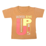 Boys Half Sleeves T-Shirt - Brown, Kids, Boys T-Shirts, Chase Value, Chase Value