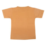 Boys Half Sleeves T-Shirt - Brown, Kids, Boys T-Shirts, Chase Value, Chase Value