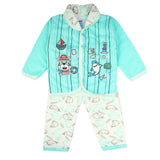 Newborn Boys Full Sleeves Suit - Cyan, Newborn Boys Sets & Suits, Chase Value, Chase Value