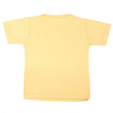 Boys Half Sleeves T-Shirt - Yellow, Kids, Boys T-Shirts, Chase Value, Chase Value