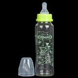 Kiddie Hi-Heat Resistant Glass Feeding Bottle 240ml/8oz - Green, Kids, Feeding Supplies, Chase Value, Chase Value