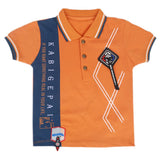 Boys Half Sleeves Polo T-Shirt - Rust, Kids, Boys T-Shirts, Chase Value, Chase Value