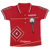 Boys Half Sleeves Polo T-Shirt - Maroon, Kids, Boys T-Shirts, Chase Value, Chase Value