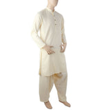 Men's Mashriq Slim Fit Suit - Fawn, Men, Shalwar Kameez, Chase Value, Chase Value