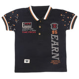 Boys Half Sleeves Polo T-Shirt - Black, Kids, Boys T-Shirts, Chase Value, Chase Value