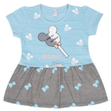 Girls Half Sleeves T-Shirt - Sea Blue, Kids, Girls T-Shirts, Chase Value, Chase Value
