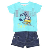 Newborn boys 2pcs Suit - Cyan, Kids, NB Boys Sets And Suits, Chase Value, Chase Value