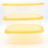 Multipurpose Storage Box 3 Pcs Medium 1000 ml - Orange, Home & Lifestyle, Storage Boxes, Chase Value, Chase Value