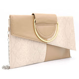 Women's Clutch K-2089 - Beige, Women, Clutches, Chase Value, Chase Value