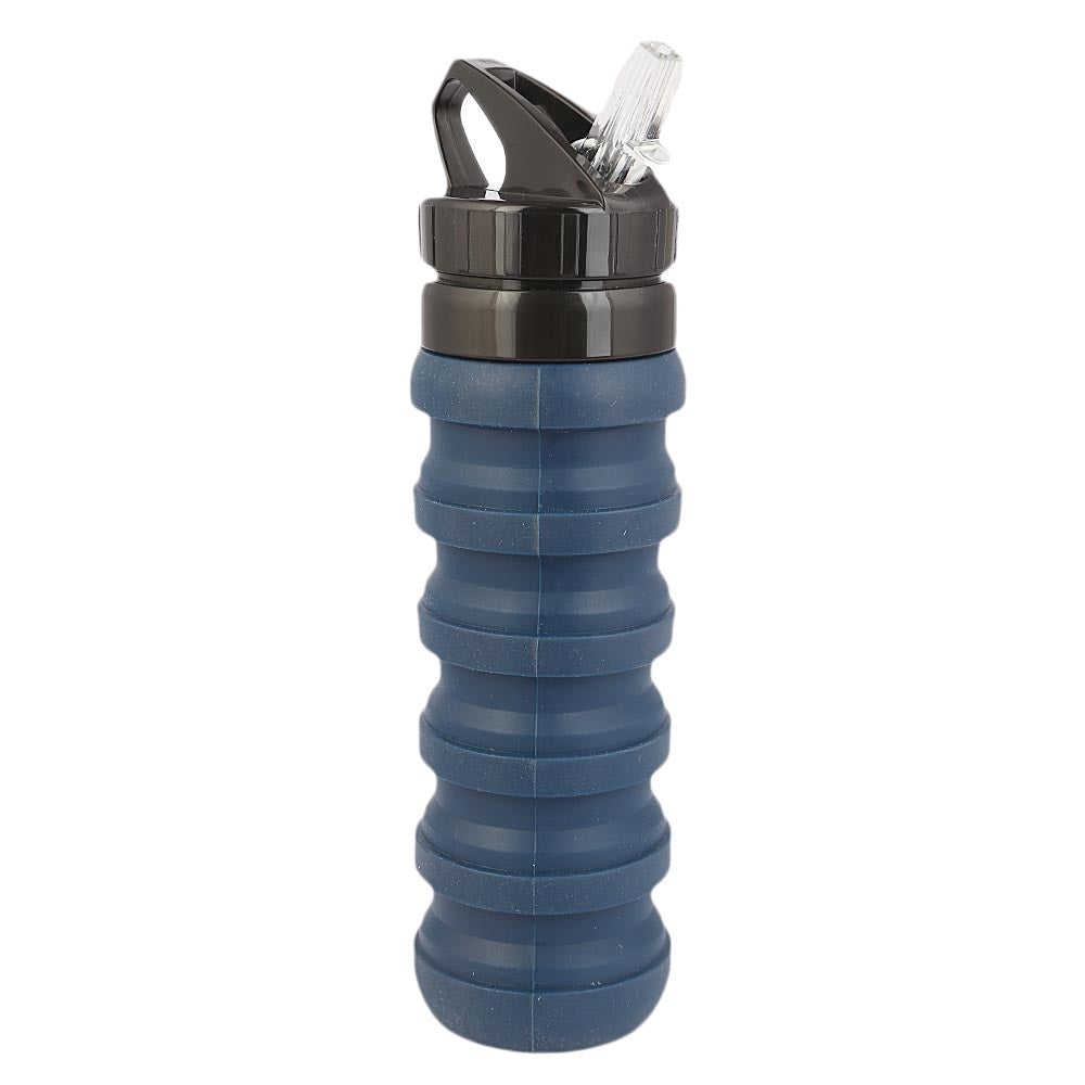 Silicone Water Bottle 700 ML - Navy Blue, Home & Lifestyle, Glassware & Drinkware, Chase Value, Chase Value