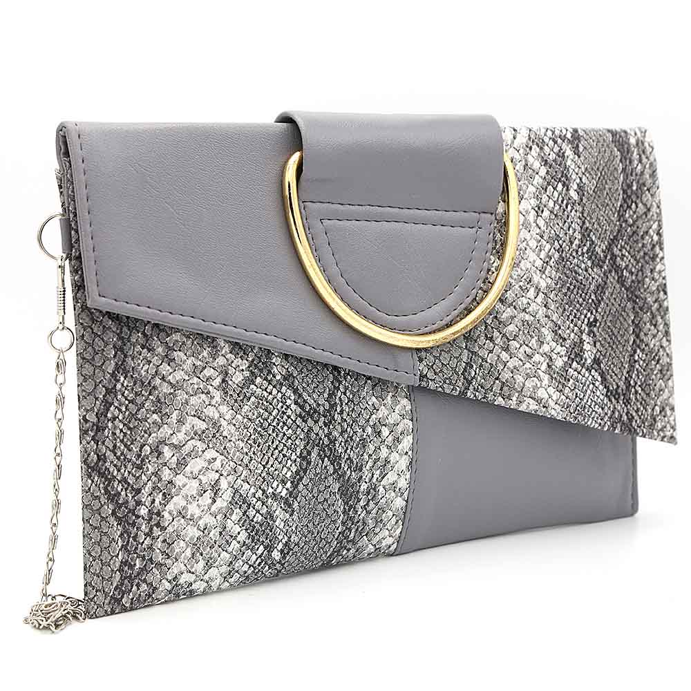 Women's Clutch K-2089 - Grey, Women, Clutches, Chase Value, Chase Value