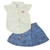 Newborn Girls 2pcs Suit - Yellow, Kids, NB Girls Sets And Suits, Chase Value, Chase Value