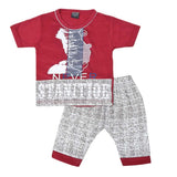 Boys Half Sleeves Suit 1629 - Maroon, Kids, Boys Sets And Suits, Chase Value, Chase Value