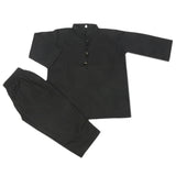 Girls 2 Pcs Shalwar Suit - Black, Girls Shalwar Kameez, Chase Value, Chase Value